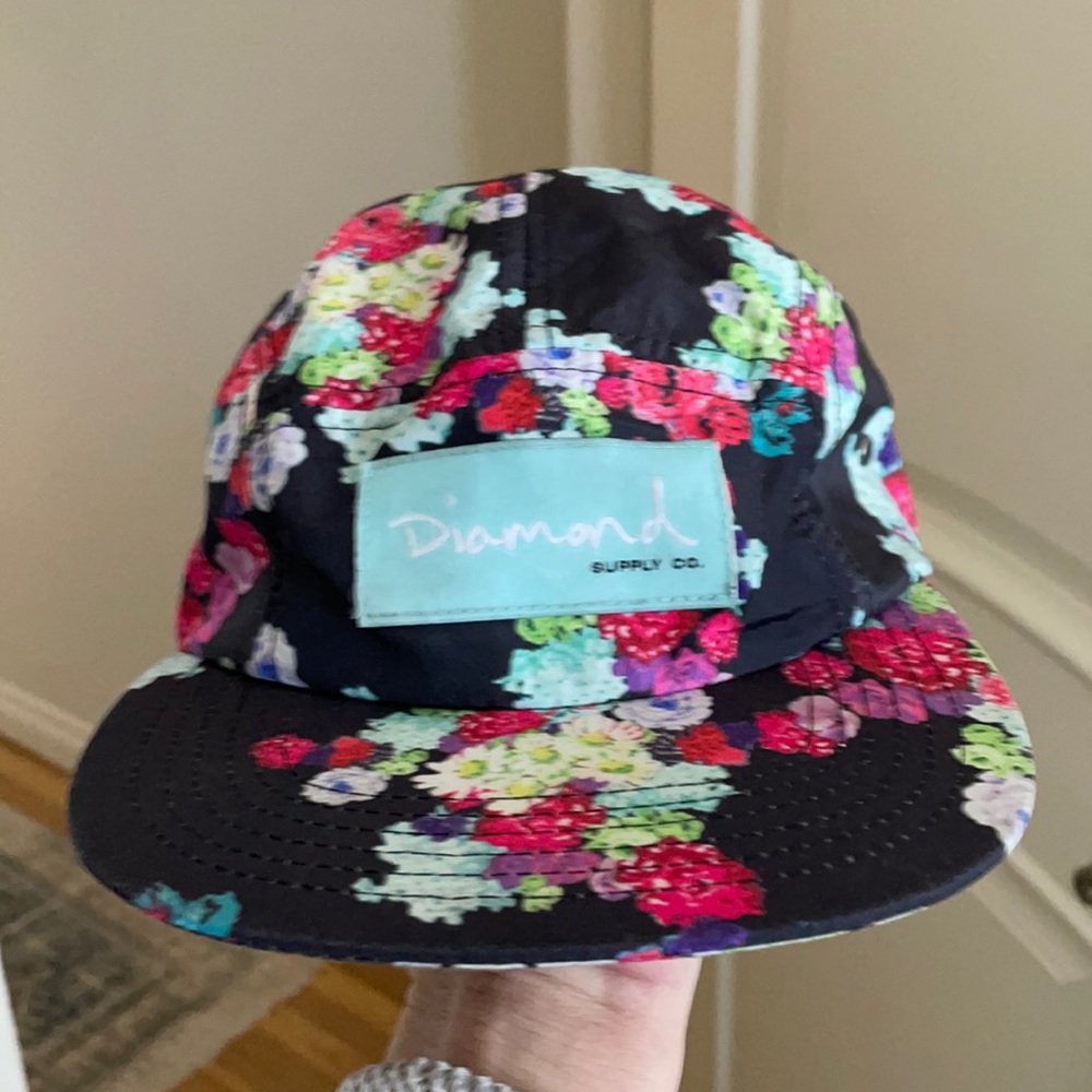 Diamond Supply Co floral hat